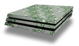 Vinyl Decal Skin Wrap compatible with Sony PlayStation 4 Pro Console Victorian Design Green (PS4 NOT INCLUDED)