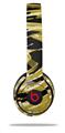 WraptorSkinz Skin Decal Wrap compatible with Beats Solo 2 and Solo 3 Wireless Headphones Alecias Swirl 02 Yellow Skin Only (HEADPHONES NOT INCLUDED)