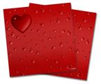 Vinyl Craft Cutter Designer 12x12 Sheets Raining Red - 2 Pack