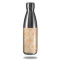Skin Decal Wrap for RTIC Water Bottle 17oz Wavey Peach (BOTTLE NOT INCLUDED)
