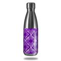 Skin Decal Wrap for RTIC Water Bottle 17oz Wavey Purple (BOTTLE NOT INCLUDED)