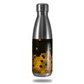 Skin Decal Wrap for RTIC Water Bottle 17oz HEX Yellow (BOTTLE NOT INCLUDED)