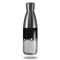 Skin Decal Wrap for RTIC Water Bottle 17oz Ripped Colors Black Gray (BOTTLE NOT INCLUDED)