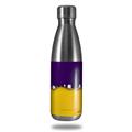 Skin Decal Wrap for RTIC Water Bottle 17oz Ripped Colors Purple Yellow (BOTTLE NOT INCLUDED)