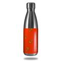 Skin Decal Wrap for RTIC Water Bottle 17oz Anchors Away Red (BOTTLE NOT INCLUDED)