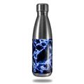 Skin Decal Wrap for RTIC Water Bottle 17oz Electrify Blue (BOTTLE NOT INCLUDED)