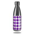 Skin Decal Wrap for RTIC Water Bottle 17oz Houndstooth Purple (BOTTLE NOT INCLUDED)