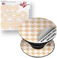 Decal Style Vinyl Skin Wrap 3 Pack for PopSockets Houndstooth Peach (POPSOCKET NOT INCLUDED)