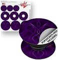 Decal Style Vinyl Skin Wrap 3 Pack for PopSockets Abstract 01 Purple (POPSOCKET NOT INCLUDED)