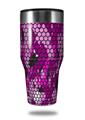 Skin Decal Wrap for Walmart Ozark Trail Tumblers 40oz HEX Mesh Camo 01 Pink (TUMBLER NOT INCLUDED)