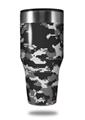 Skin Decal Wrap for Walmart Ozark Trail Tumblers 40oz WraptorCamo Digital Camo Gray (TUMBLER NOT INCLUDED)