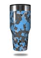 Skin Decal Wrap for Walmart Ozark Trail Tumblers 40oz WraptorCamo Old School Camouflage Camo Blue Medium (TUMBLER NOT INCLUDED)