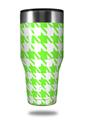 Skin Decal Wrap for Walmart Ozark Trail Tumblers 40oz Houndstooth Neon Lime Green (TUMBLER NOT INCLUDED)