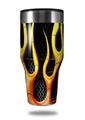 Skin Decal Wrap for Walmart Ozark Trail Tumblers 40oz Metal Flames (TUMBLER NOT INCLUDED)