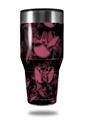 Skin Decal Wrap for Walmart Ozark Trail Tumblers 40oz Skulls Confetti Pink (TUMBLER NOT INCLUDED)