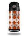 Skin Decal Wrap for Thermos Funtainer 12oz Bottle Boxed Burnt Orange (BOTTLE NOT INCLUDED)