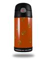 Skin Decal Wrap for Thermos Funtainer 12oz Bottle Anchors Away Burnt Orange (BOTTLE NOT INCLUDED)