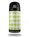 Skin Decal Wrap for Thermos Funtainer 12oz Bottle Houndstooth Sage Green (BOTTLE NOT INCLUDED)