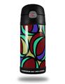 Skin Decal Wrap for Thermos Funtainer 12oz Bottle Crazy Dots 04 (BOTTLE NOT INCLUDED)