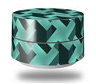 Skin Decal Wrap for Google WiFi Original Retro Houndstooth Seafoam Green (GOOGLE WIFI NOT INCLUDED)