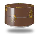 Skin Decal Wrap for Google WiFi Original Anchors Away Chocolate Brown (GOOGLE WIFI NOT INCLUDED)