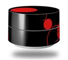 Skin Decal Wrap for Google WiFi Original Lots of Dots Red on Black (GOOGLE WIFI NOT INCLUDED)