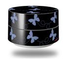 Skin Decal Wrap for Google WiFi Original Pastel Butterflies Blue on Black (GOOGLE WIFI NOT INCLUDED)