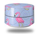 Skin Decal Wrap for Google WiFi Original Flamingos on Blue (GOOGLE WIFI NOT INCLUDED)