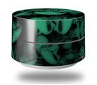 Skin Decal Wrap for Google WiFi Original Skulls Confetti Seafoam Green (GOOGLE WIFI NOT INCLUDED)
