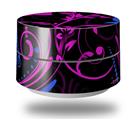Skin Decal Wrap for Google WiFi Original Twisted Garden Hot Pink and Blue (GOOGLE WIFI NOT INCLUDED)