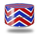 Skin Decal Wrap for Google WiFi Original Zig Zag Red White and Blue (GOOGLE WIFI NOT INCLUDED)