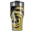 WraptorSkinz Skin Wrap compatible with 2017 and newer RTIC Tumblers 30oz Alecias Swirl 02 Yellow (TUMBLER NOT INCLUDED)