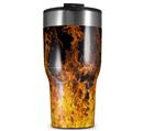 WraptorSkinz Skin Wrap compatible with 2017 and newer RTIC Tumblers 30oz Open Fire (TUMBLER NOT INCLUDED)