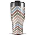 Skin Wrap Decal for 2017 RTIC Tumblers 40oz Zig Zag Colors 03 (TUMBLER NOT INCLUDED)