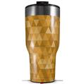 Skin Wrap Decal for 2017 RTIC Tumblers 40oz Triangle Mosaic Orange (TUMBLER NOT INCLUDED)
