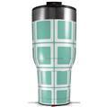 Skin Wrap Decal for 2017 RTIC Tumblers 40oz Squared Seafoam Green (TUMBLER NOT INCLUDED)