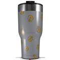 Skin Wrap Decal for 2017 RTIC Tumblers 40oz Anchors Away Gray (TUMBLER NOT INCLUDED)