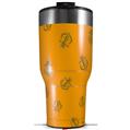 Skin Wrap Decal for 2017 RTIC Tumblers 40oz Anchors Away Orange (TUMBLER NOT INCLUDED)
