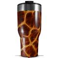 Skin Wrap Decal for 2017 RTIC Tumblers 40oz Fractal Fur Giraffe (TUMBLER NOT INCLUDED)
