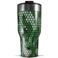Skin Wrap Decal for 2017 RTIC Tumblers 40oz HEX Mesh Camo 01 Green (TUMBLER NOT INCLUDED)