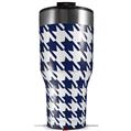 Skin Wrap Decal for 2017 RTIC Tumblers 40oz Houndstooth Navy Blue (TUMBLER NOT INCLUDED)