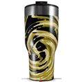 Skin Wrap Decal for 2017 RTIC Tumblers 40oz Alecias Swirl 02 Yellow (TUMBLER NOT INCLUDED)