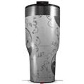 Skin Wrap Decal for 2017 RTIC Tumblers 40oz Feminine Yin Yang Gray (TUMBLER NOT INCLUDED)