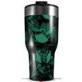 Skin Wrap Decal for 2017 RTIC Tumblers 40oz Skulls Confetti Seafoam Green (TUMBLER NOT INCLUDED)