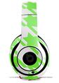 WraptorSkinz Skin Decal Wrap compatible with Beats Studio 2 and 3 Wired and Wireless Headphones Houndstooth Neon Lime Green Skin Only HEADPHONES NOT INCLUDED