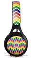 WraptorSkinz Skin Decal Wrap compatible with Beats EP Headphones Zig Zag Rainbow Skin Only HEADPHONES NOT INCLUDED