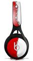 WraptorSkinz Skin Decal Wrap compatible with Beats EP Headphones Ripped Colors Red White Skin Only HEADPHONES NOT INCLUDED
