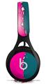 WraptorSkinz Skin Decal Wrap compatible with Beats EP Headphones Ripped Colors Hot Pink Seafoam Green Skin Only HEADPHONES NOT INCLUDED