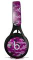 WraptorSkinz Skin Decal Wrap compatible with Beats EP Headphones HEX Mesh Camo 01 Pink Skin Only HEADPHONES NOT INCLUDED