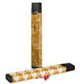 Skin Decal Wrap 2 Pack for Juul Vapes Triangle Mosaic Orange JUUL NOT INCLUDED